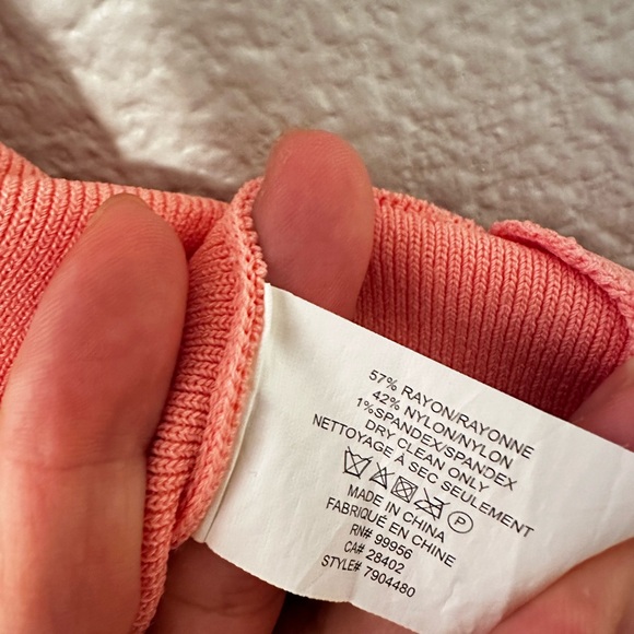 Shoshanna Pink Gemma Eyelete cut out Preppy Short Sleeve Fit flare dress XS - Picture 12 of 15